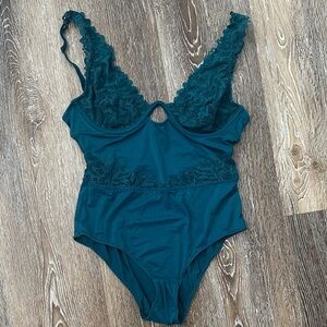 Teal Lace Bodysuit